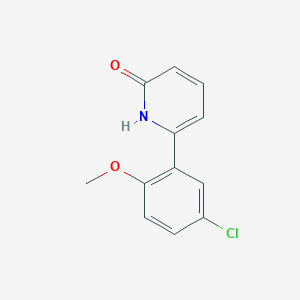 6-(5-Chloro-2-methoxyphenyl)-2-hydroxypyridine, 95%