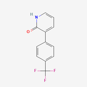 2-Hydroxy-3-(4-trifluoromethylphenyl)pyridine, 95%