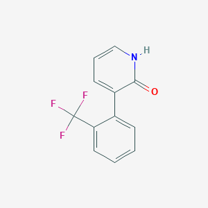2-Hydroxy-3-(2-trifluoromethylphenyl)pyridine, 95%