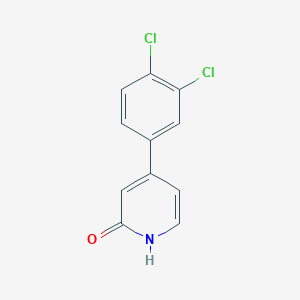 4-(3,4-Dichlorophenyl)-2-hydroxypyridine, 95%