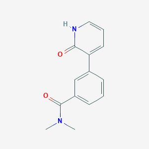 3-[3-(N,N-Dimethylaminocarbonyl)phenyl]-2-hydroxypyridine, 95%