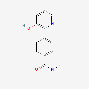 2-[4-(N,N-Dimethylaminocarbonyl)phenyl]-3-hydroxypyridine, 95%