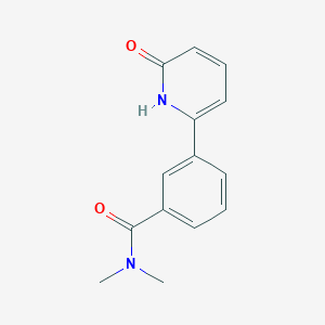 6-[3-(N,N-Dimethylaminocarbonyl)phenyl]-2-hydroxypyridine, 95%