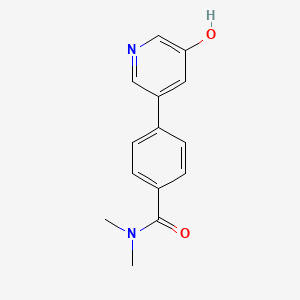 molecular formula C14H14N2O2 B6368075 MFCD18312368 CAS No. 1261997-55-0