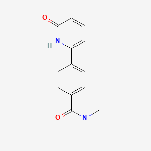 6-[4-(N,N-Dimethylaminocarbonyl)phenyl]-2-hydroxypyridine, 95%