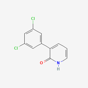 molecular formula C11H7Cl2NO B6368126 3-(3,5-Dichlorophenyl)-2-hydroxypyridine CAS No. 1261916-12-4