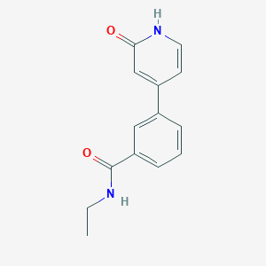 4-[3-(N-Ethylaminocarbonyl)phenyl]-2-hydroxypyridine, 95%