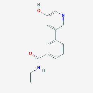 5-[3-(N-Ethylaminocarbonyl)phenyl]-3-hydroxypyridine, 95%