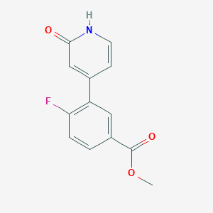molecular formula C13H10FNO3 B6368189 MFCD18312385 CAS No. 1261958-17-1