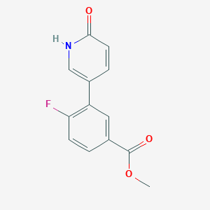 molecular formula C13H10FNO3 B6368190 MFCD18312386 CAS No. 1261981-99-0