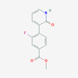 molecular formula C13H10FNO3 B6368197 MFCD18312379 CAS No. 1262000-42-9