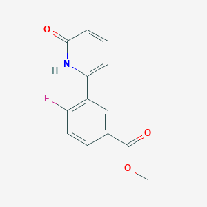 molecular formula C13H10FNO3 B6368202 MFCD18312387 CAS No. 1261973-23-2