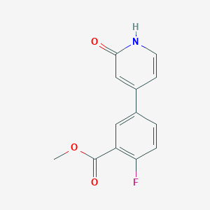 molecular formula C13H10FNO3 B6368269 MFCD18312401 CAS No. 1261997-63-0