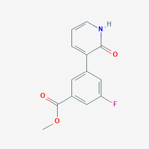 molecular formula C13H10FNO3 B6368290 MFCD18312393 CAS No. 1261916-31-7
