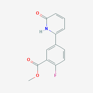 molecular formula C13H10FNO3 B6368297 MFCD11876392 CAS No. 1111105-42-0