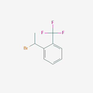 molecular formula C9H8BrF3 B063683 1-(1-Bromoethyl)-2-(trifluoromethyl)benzene CAS No. 194152-29-9
