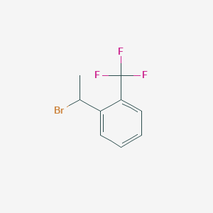 molecular formula C9H8BrF3 B063683 1-(1-溴乙基)-2-(三氟甲基)苯 CAS No. 194152-29-9