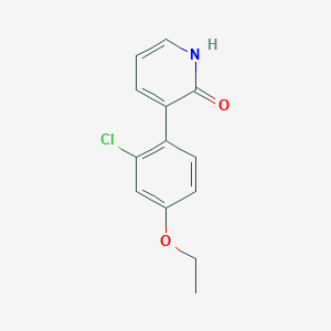 molecular formula C13H12ClNO2 B6368387 MFCD18312420 CAS No. 1261939-86-9