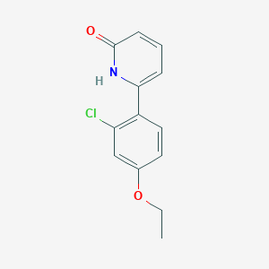B6368388 6-(2-Chloro-4-ethoxyphenyl)-2-hydroxypyridine, 95% CAS No. 1111111-66-0