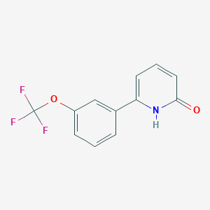 molecular formula C12H8F3NO2 B6368487 MFCD11876193 CAS No. 1111111-10-4