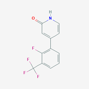 molecular formula C12H7F4NO B6368496 MFCD18312445 CAS No. 1261982-34-6