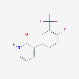 molecular formula C12H7F4NO B6368524 MFCD18312449 CAS No. 1261958-59-1