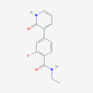 molecular formula C14H13FN2O2 B6368581 MFCD18312461 CAS No. 1261975-25-0