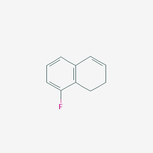 molecular formula C10H9F B063686 8-Fluoro-1,2-dihydronaphthalene CAS No. 185918-24-5