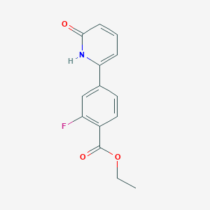 molecular formula C14H12FNO3 B6368620 MFCD11876394 CAS No. 1111105-44-2