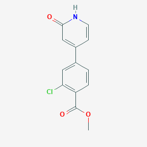 molecular formula C13H10ClNO3 B6368670 MFCD18312479 CAS No. 1261957-36-1