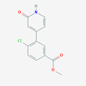 molecular formula C13H10ClNO3 B6368691 MFCD18312473 CAS No. 1261916-71-5