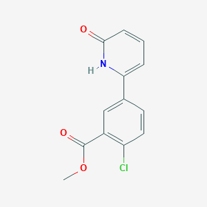 molecular formula C13H10ClNO3 B6368702 MFCD18312487 CAS No. 1261997-86-7
