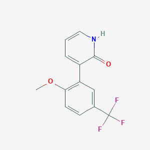 molecular formula C13H10F3NO2 B6368768 MFCD18312501 CAS No. 1261914-33-3