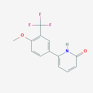 molecular formula C13H10F3NO2 B6368795 MFCD18312511 CAS No. 1261973-77-6