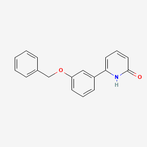 molecular formula C18H15NO2 B6368845 6-(3-Benzyloxyphenyl)-2-hydroxypyridine CAS No. 1111110-92-9