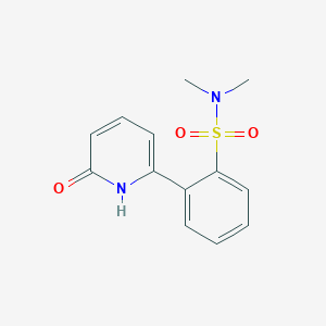 molecular formula C13H14N2O3S B6368882 6-(2-N,N-Dimethylsulfamoylphenyl)-2-hydroxypyridine CAS No. 1261940-49-1