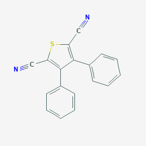molecular formula C18H10N2S B063692 3,4-Diphenylthiophene-2,5-dicarbonitrile CAS No. 175205-73-9