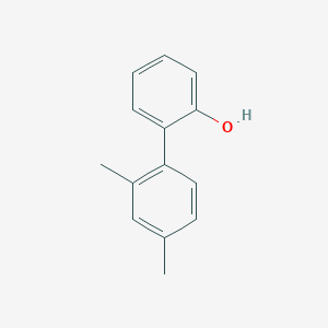 molecular formula C14H14O B6369920 2-(2,4-Dimethylphenyl)phenol CAS No. 1261959-02-7