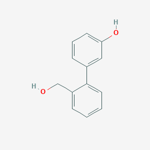 molecular formula C13H12O2 B6369939 3-(2-Hydroxymethylphenyl)phenol CAS No. 878996-36-2