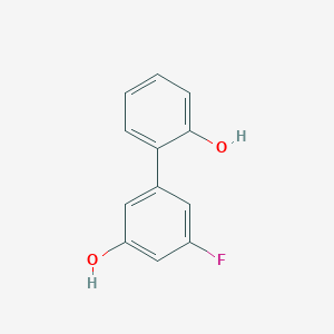 molecular formula C12H9FO2 B6370016 MFCD18312817 CAS No. 1261933-33-8