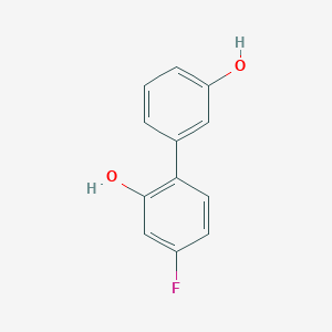 molecular formula C12H9FO2 B6370049 MFCD18312821 CAS No. 1261998-25-7