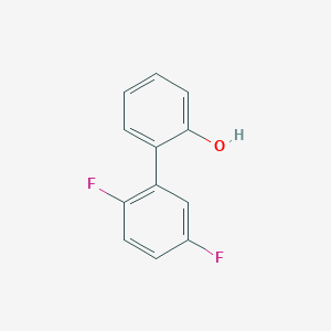 molecular formula C12H8F2O B6370073 2-(2,5-Difluorophenyl)phenol CAS No. 1261995-53-2