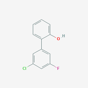 molecular formula C12H8ClFO B6370261 2-(3-Chloro-5-fluorophenyl)phenol CAS No. 1261910-39-7
