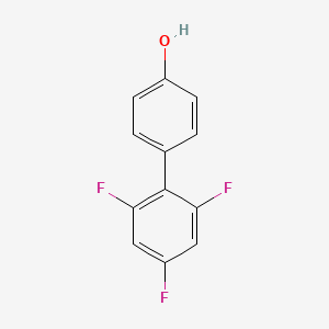 molecular formula C12H7F3O B6370286 4-(2,4,6-Trifluorophenyl)phenol CAS No. 1261896-18-7