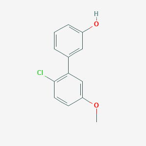 molecular formula C13H11ClO2 B6370364 3-(2-Chloro-5-methoxyphenyl)phenol CAS No. 1261894-15-8