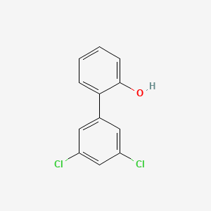 molecular formula C12H8Cl2O B6370427 2-(3,5-Dichlorophenyl)phenol CAS No. 275367-22-1
