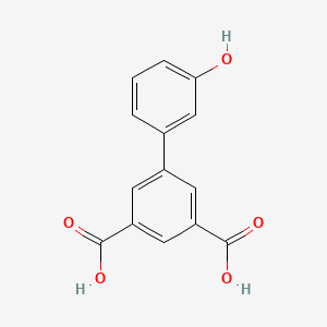 molecular formula C14H10O5 B6370547 3-(3,5-Dicarboxyphenyl)phenol CAS No. 1261944-33-5