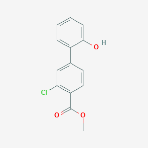 molecular formula C14H11ClO3 B6370582 MFCD18313016 CAS No. 1261896-56-3