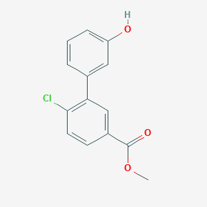 molecular formula C14H11ClO3 B6370583 MFCD18313014 CAS No. 1261944-41-5