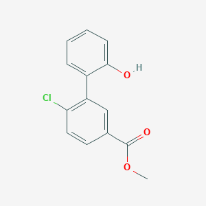 molecular formula C14H11ClO3 B6370591 MFCD18313013 CAS No. 1261893-03-1